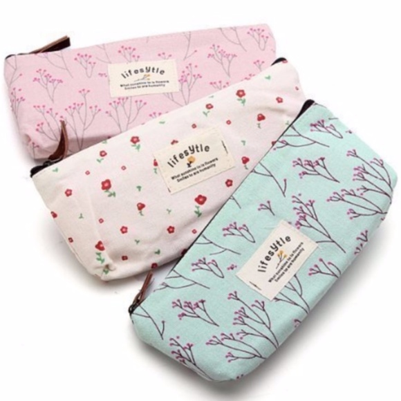 Accessories - Floral Makeup Money Pouch